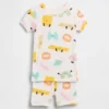 Baby & Toddler Organic Brushed Cotton Pasta Pj Short Set