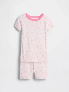 Baby & Toddler Organic Brushed Cotton Seashell Pj Short Set