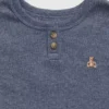 Baby & Toddler Organic Cotton Heather Henley Pj Set