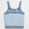 Baby & Toddler Pointelle Colorblock Sweater Tank