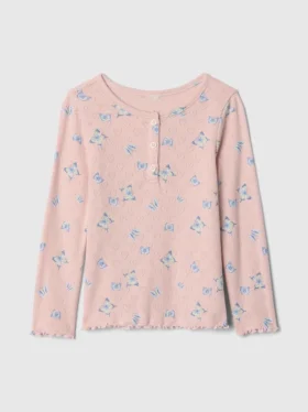 Baby & Toddler Pointelle Henley Top
