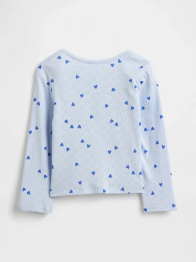Baby & Toddler Pointelle Henley Top