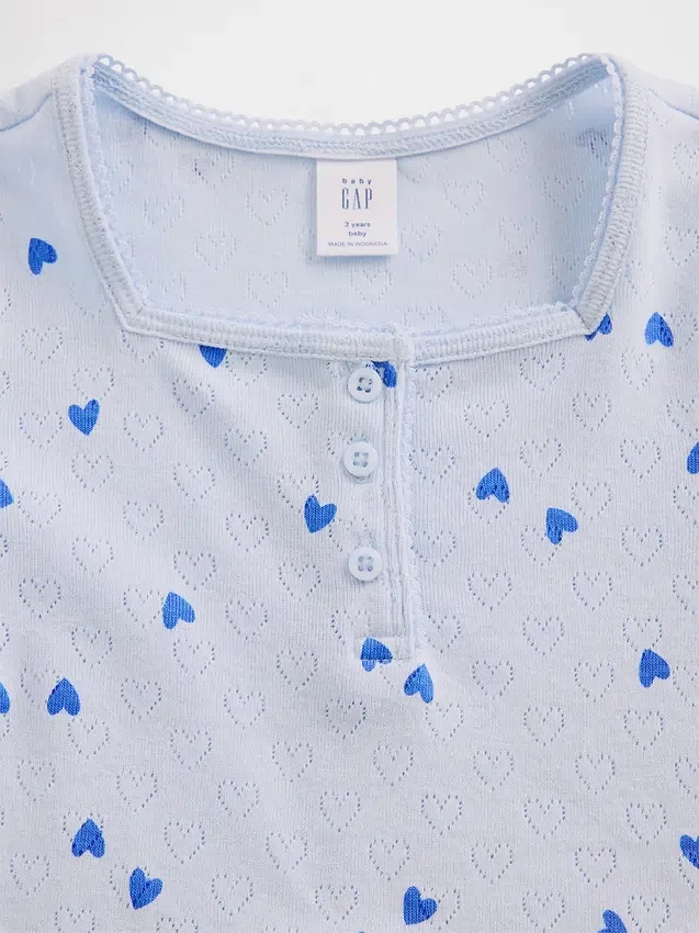 Baby & Toddler Pointelle Henley Top