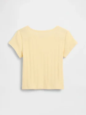 Baby & Toddler Pointelle Rib T-Shirt