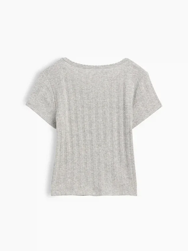 Baby & Toddler Pointelle Rib T-Shirt