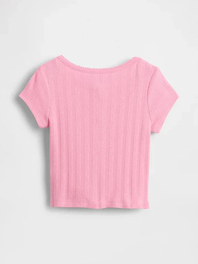Baby & Toddler Pointelle Rib Top