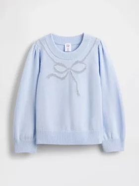 Baby & Toddler Puff-Sleeve Sweater