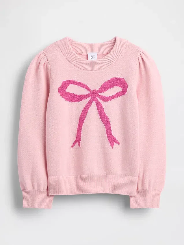 Baby & Toddler Puff-Sleeve Sweater