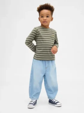 Baby & Toddler Pull-On Barrel Jeans