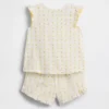 Baby & Toddler Recycled Ruffle Fruit Pj Short Set