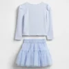 Baby & Toddler Rib & Tulle Outfit Set