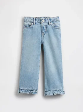 Baby & Toddler Ruffle-Hem Stride Jeans