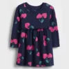 Baby & Toddler Ruffle-Waist Sweatshirt Dress