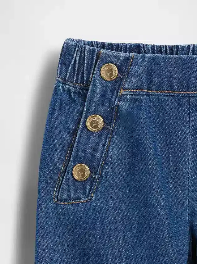 Baby & Toddler Sailor Pull-On Baggy Jeans