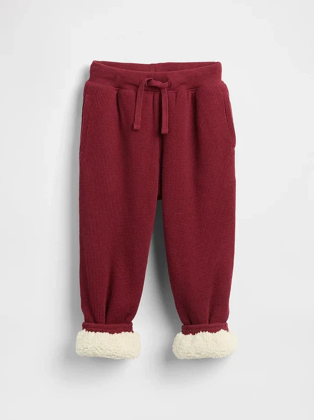 Baby & Toddler Sherpa-Lined Thermal Joggers