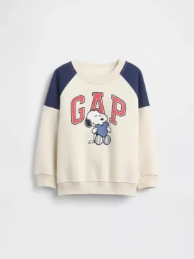 Baby & Toddler Snoopy Logo Raglan Sweatshirt