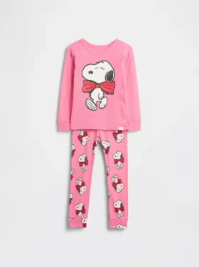 Baby & Toddler Snoopy Organic Brushed Cotton Pj Set