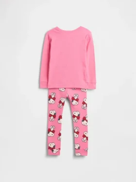 Baby & Toddler Snoopy Organic Brushed Cotton Pj Set