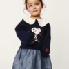 Baby & Toddler Snoopy Ruffle Collar Sweatshirt Dress