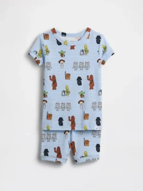 Baby & Toddler Star Wars Organic Brushed Cotton Pj Shorts Set