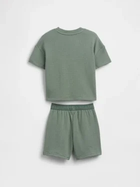 Baby & Toddler Textured Stripe Outfit Set