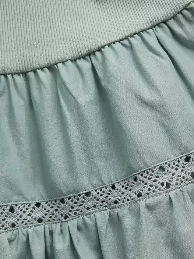 Baby & Toddler Tiered Lace-Trim Dress