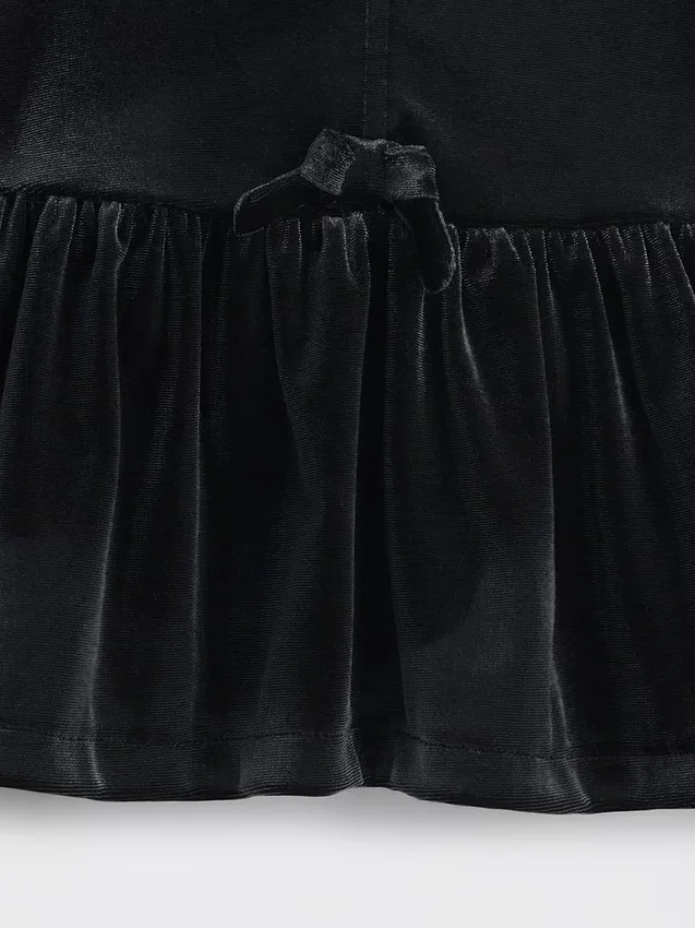 Baby & Toddler Velour Bow Top