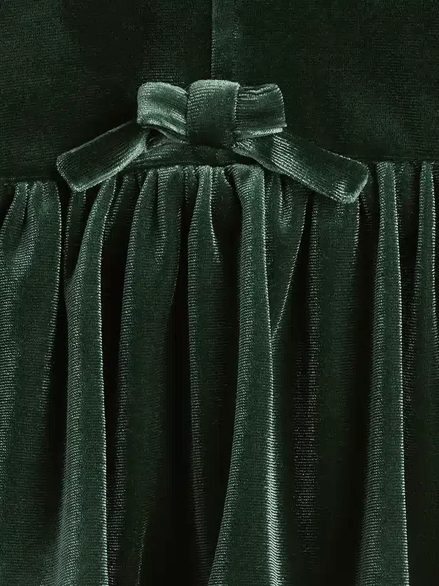 Baby & Toddler Velour Bow Top