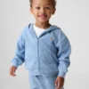 Baby & Toddler Waffle Zip Hoodie
