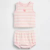 Baby Towel Terry Stripe Outfit Set