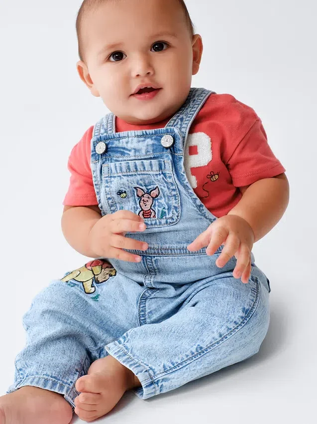 Baby Winnie the Pooh Denim Overalls