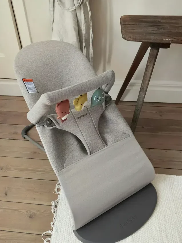 Babybjorn 3D Jersey and Soft Toy Bouncer Bliss Bundle