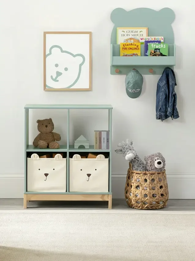 Babygap Brannan Bear Wall Shelf with 4 Hooks