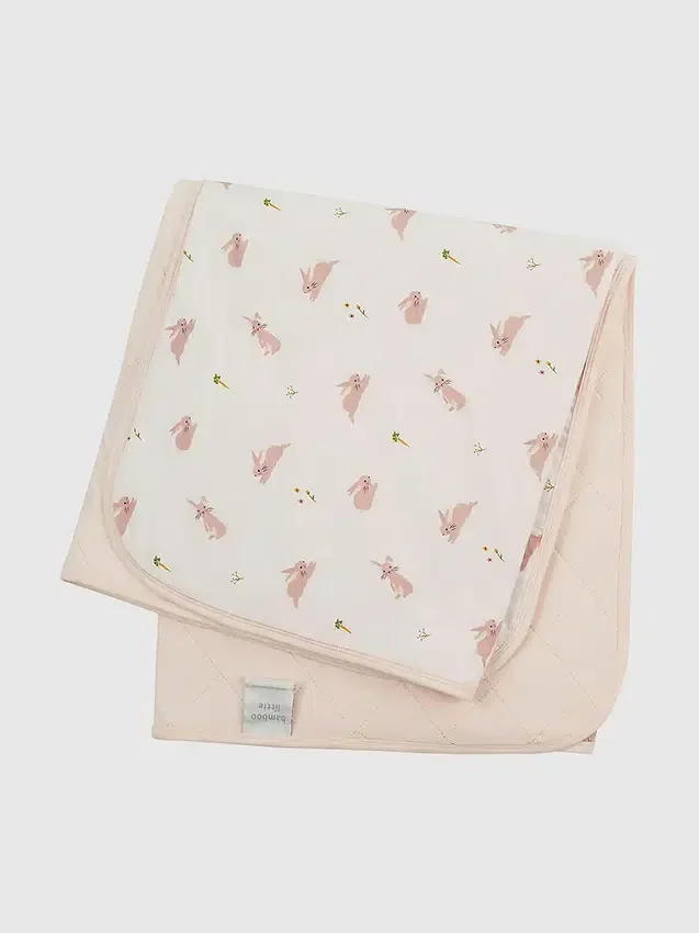 Bamboo Little Bunny Baby Blanket