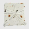 Bamboo Little Dogs Baby Blanket