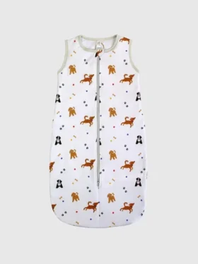 Bamboo Little Dogs Sleep Sack 0 to 12 Months