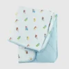 Bamboo Little Trucks Baby Blanket