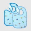 Bamboo Little Trucks Bib Set