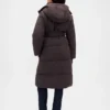 Belted Long Puffer Coat