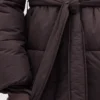 Belted Long Puffer Coat