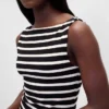 Boatneck Knit Mini Shift Dress