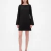 Boatneck Mini Shift Dress