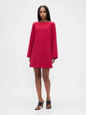 Boatneck Mini Shift Dress
