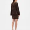 Boatneck Mini Shift Dress