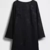 Boatneck Mini Shift Dress