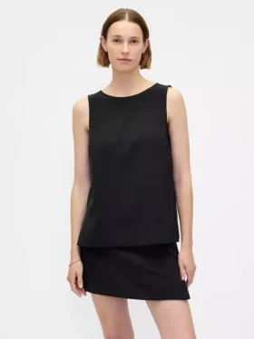 Boatneck Shell Tank Top