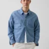 Boxy Chambray Jacket