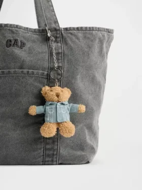 Brannan Bear Denim Jacket Bag Charm