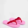 Canvas Platform Flip Flops