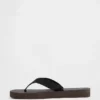 Canvas Platform Flip Flops
